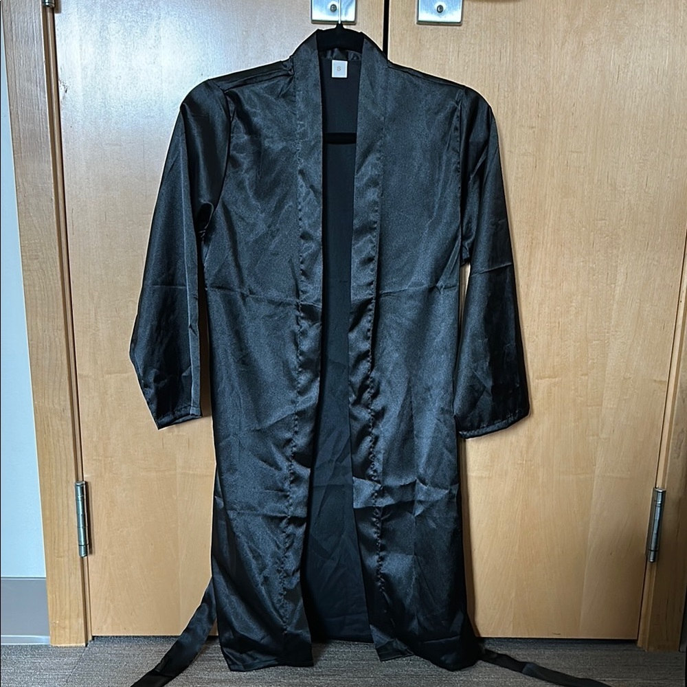 Black Silk Robe